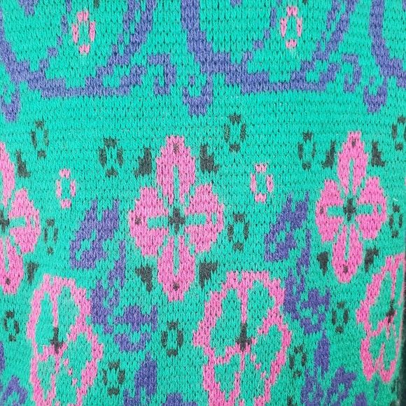 Vintage Susan Ess Floral Sweater - Picture 4 of 6